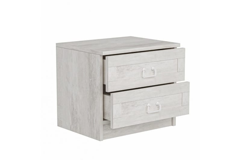 Fruitland Sängbord 54 cm - Vit - Möbler - Bord & matgrupp - Avlastningsbord & sidobord - Sängbord & nattduksbord