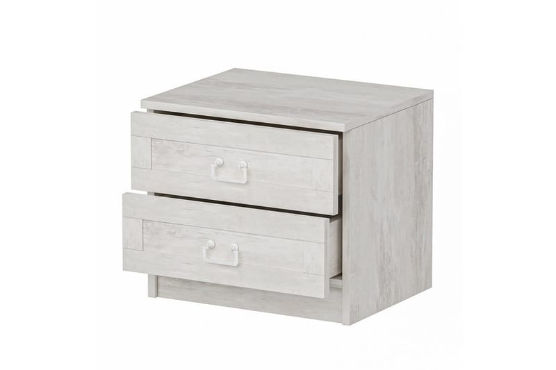 Fruitland Sängbord 54 cm - Vit - Möbler - Bord & matgrupp - Avlastningsbord & sidobord - Sängbord & nattduksbord