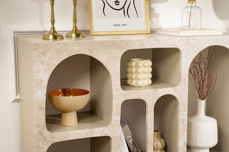 Giana Konsollbord 120 cm - Travertine/Sandsten - Möbler - Bord & matgrupp - Avlastningsbord & sidobord - Konsolbord & hallbord
