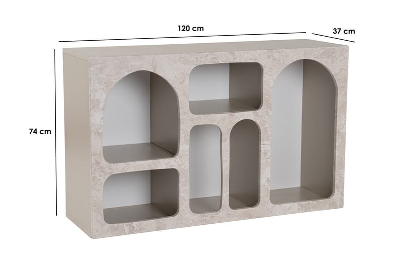 Giana Konsollbord 120 cm - Travertine/Sandsten - Möbler - Bord & matgrupp - Avlastningsbord & sidobord - Konsolbord & hallbord