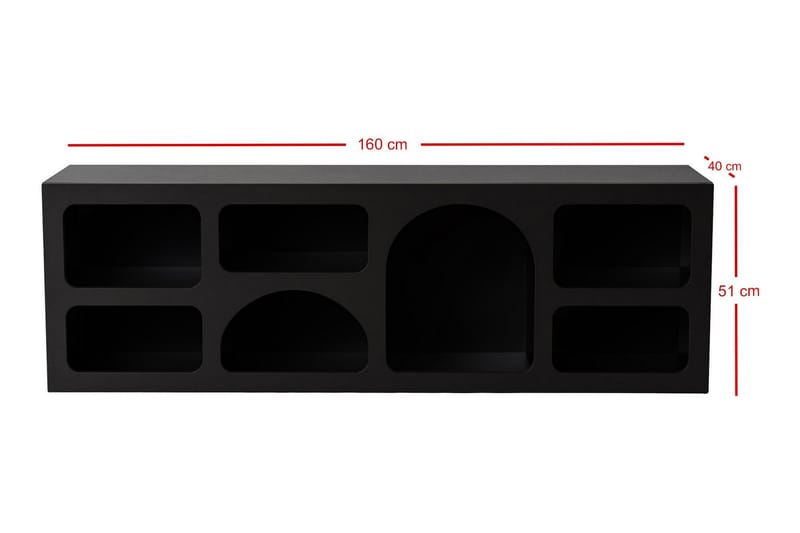 Giana Konsollbord 160 cm - Svart - Möbler - Bord & matgrupp - Avlastningsbord & sidobord - Konsolbord & hallbord