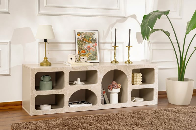 Giana Konsollbord 160 cm - Travertine/Sandsten - Möbler - Bord & matgrupp - Avlastningsbord & sidobord - Konsolbord & hallbord
