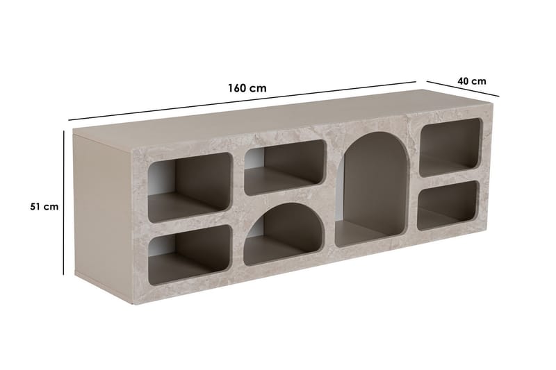Giana Konsollbord 160 cm - Travertine/Sandsten - Möbler - Bord & matgrupp - Avlastningsbord & sidobord - Konsolbord & hallbord