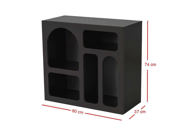Giana Konsollbord 80 cm - Svart - Möbler - Bord & matgrupp - Avlastningsbord & sidobord - Konsolbord & hallbord
