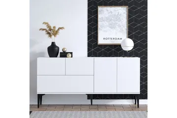 Glise Konsollbord 150 cm - Svart/Vit - Förvaring - Förvaringsmöbler - Sideboard & skänk