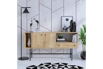 Grayce Konsollbord 150 cm - Ek/Svart - Möbler - Bord & matgrupp - Avlastningsbord & sidobord - Konsolbord & hallbord