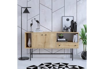 Grayce Konsollbord 150 cm - Ek/Svart - Möbler - Bord & matgrupp - Avlastningsbord & sidobord - Konsolbord & hallbord