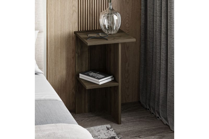 Gwyneth Sängbord 36 cm - Brun - Möbler - Bord & matgrupp - Avlastningsbord & sidobord - Sängbord & nattduksbord