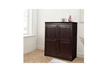 Högskåp Cubrix Havana/lack - Havana/lack - Möbler - Bord & matgrupp - Avlastningsbord & sidobord - Konsolbord & hallbord