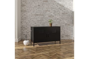 Högskåp Mission District 100x40x64 cm, Svart - 100x40x64 cm, Svart - Förvaring - Skåp - Förvaringsskåp