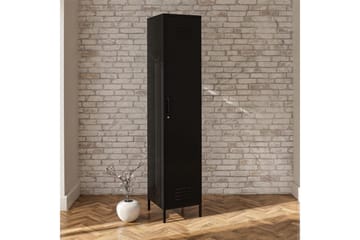 Högskåp Mission District 38x40x185 cm, Svart - 38x40x185 cm, Svart - Möbler - Bord & matgrupp - Avlastningsbord & sidobord - Konsolbord & hallbord