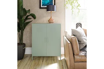 Högskåp Mission District 40x80x102 cm, Blekt Grön - 40x80x102 cm, Blekt Grön - Förvaring - Skåp - Förvaringsskåp