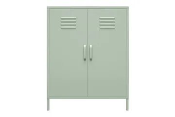 Högskåp Mission District 40x80x102 cm, Blekt Grön - 40x80x102 cm, Blekt Grön - Förvaring - Skåp - Förvaringsskåp