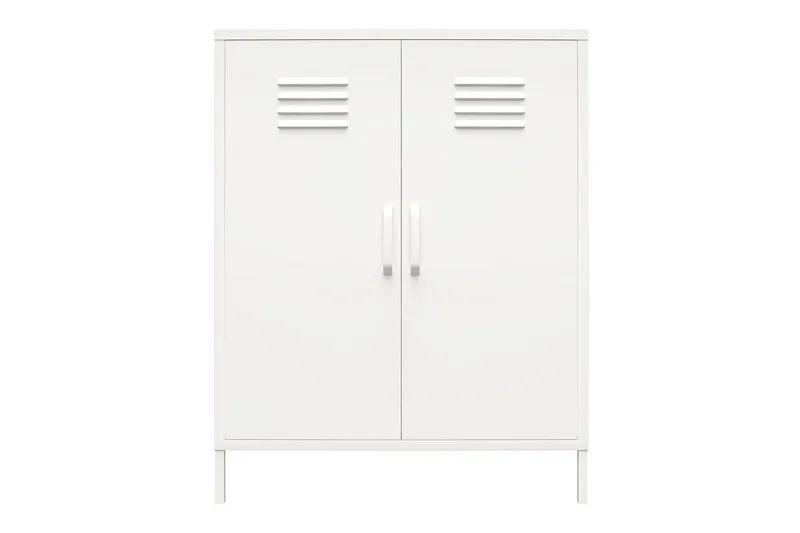 Högskåp Mission District 40x80x102 cm, Vit - 40x80x102 cm, Vit - Möbler - Bord & matgrupp - Avlastningsbord & sidobord - Konsolbord & hallbord