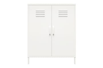 Högskåp Mission District 40x80x102 cm, Vit - 40x80x102 cm, Vit - Möbler - Bord & matgrupp - Avlastningsbord & sidobord - Konsolbord & hallbord