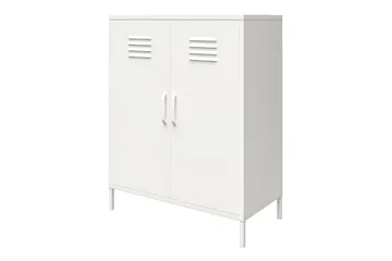Högskåp Mission District 40x80x102 cm, Vit - 40x80x102 cm, Vit - Möbler - Bord & matgrupp - Avlastningsbord & sidobord - Konsolbord & hallbord