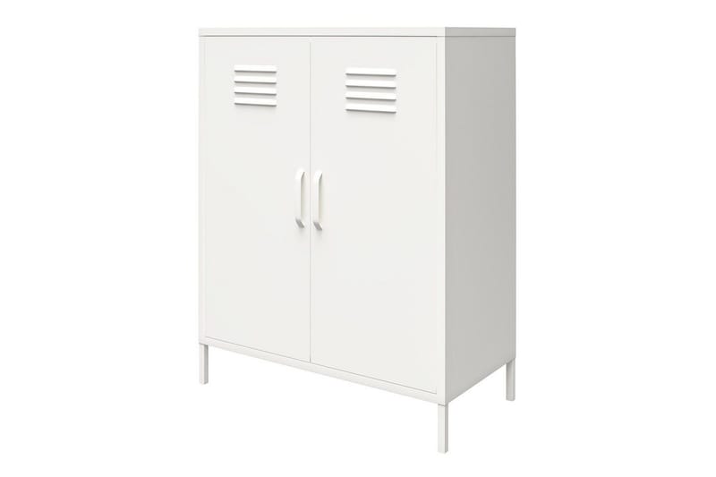 Högskåp Mission District 40x80x102 cm, Vit - 40x80x102 cm, Vit - Möbler - Bord & matgrupp - Avlastningsbord & sidobord - Konsolbord & hallbord