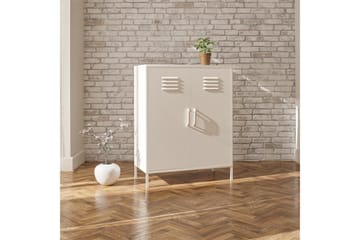 Högskåp Mission District 40x80x102 cm, Vit - 40x80x102 cm, Vit - Möbler - Bord & matgrupp - Avlastningsbord & sidobord - Konsolbord & hallbord