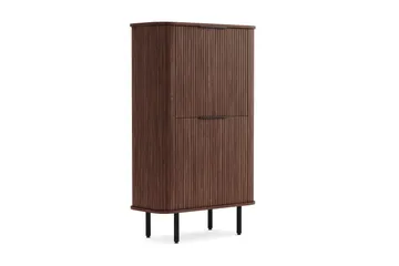 Kopparbo Högskåp Valnöt - Mörkbrunt valnötsträ - Förvaring - Skåp - Förvaringsskåp