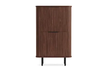 Kopparbo Högskåp Valnöt - Mörkbrunt valnötsträ - Förvaring - Skåp - Förvaringsskåp