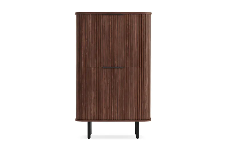 Kopparbo Högskåp Valnöt - Mörkbrunt valnötsträ - Förvaring - Skåp - Förvaringsskåp