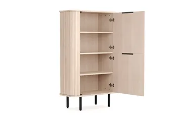 Kopparbo Högskåp Vitlaserad Ek - Ljust vitlaserat ekträ - Förvaring - Skåp - Förvaringsskåp