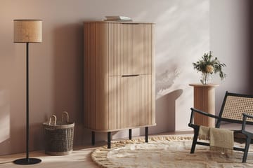 Kopparbo Högskåp Vitlaserad Ek - Ljust vitlaserat ekträ - Förvaring - Skåp - Förvaringsskåp