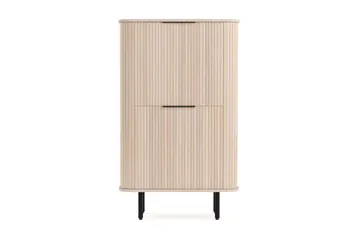 Kopparbo Högskåp Vitlaserad Ek - Ljust vitlaserat ekträ - Förvaring - Skåp - Förvaringsskåp