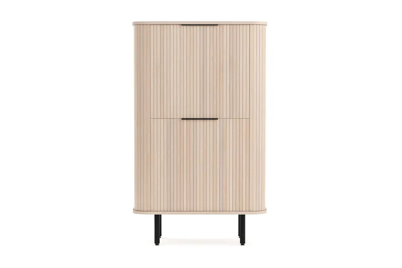 Kopparbo Högskåp Vitlaserad Ek - Ljust vitlaserat ekträ - Förvaring - Skåp - Förvaringsskåp