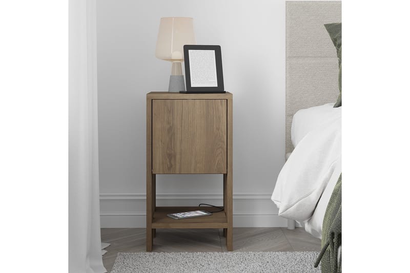 Haelyn Sängbord 30 cm - Brun - Möbler - Bord & matgrupp - Avlastningsbord & sidobord - Sängbord & nattduksbord