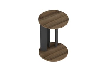 Haelyn Sidobord 34 cm - Valnöt/Antracit - Möbler - Bord & matgrupp - Avlastningsbord & sidobord - Brickbord & småbord