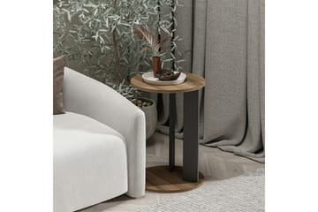 Haelyn Sidobord 34 cm - Valnöt/Antracit - Möbler - Bord & matgrupp - Avlastningsbord & sidobord - Lampbord & sidobord