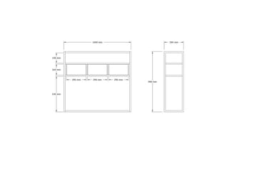 Ham Konsollbord 100 cm - Grafitgrå - Möbler - Bord & matgrupp - Avlastningsbord & sidobord - Konsolbord & hallbord