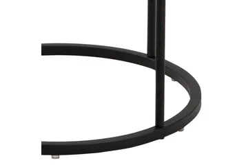 Hastane Sängbord 40 cm Rund med Lådor i Trä och Metall - Vit - Möbler - Bord & matgrupp - Avlastningsbord & sidobord - Sängbord & nattduksbord