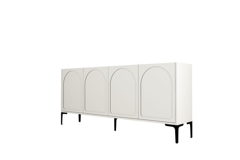 Hazim Konsollbord 180 cm, Cream/Svart