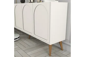 Hazim Konsollbord 180 cm - Cream/Valnöt - Möbler - Bord & matgrupp - Avlastningsbord & sidobord - Konsolbord & hallbord