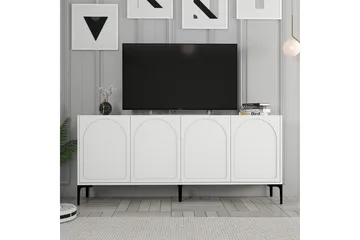 Hazim Konsollbord 180 cm - Vit/Svart - Möbler - Bord & matgrupp - Avlastningsbord & sidobord - Konsolbord & hallbord