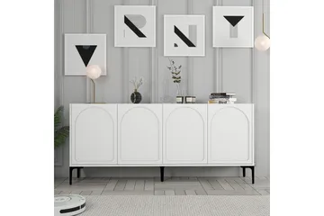 Hazim Konsollbord 180 cm - Vit/Svart - Möbler - Bord & matgrupp - Avlastningsbord & sidobord - Konsolbord & hallbord