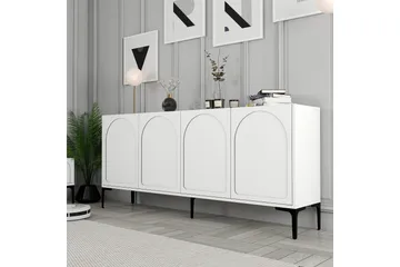 Hazim Konsollbord 180 cm - Vit/Svart - Möbler - Bord & matgrupp - Avlastningsbord & sidobord - Konsolbord & hallbord