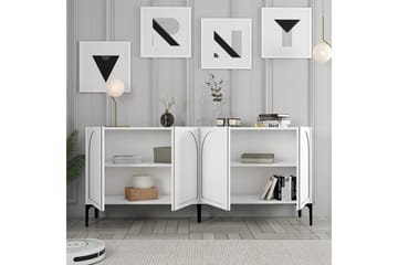Hazim Konsollbord 180 cm - Vit/Svart - Möbler - Bord & matgrupp - Avlastningsbord & sidobord - Konsolbord & hallbord