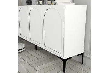 Hazim Konsollbord 180 cm - Vit/Svart - Möbler - Bord & matgrupp - Avlastningsbord & sidobord - Konsolbord & hallbord