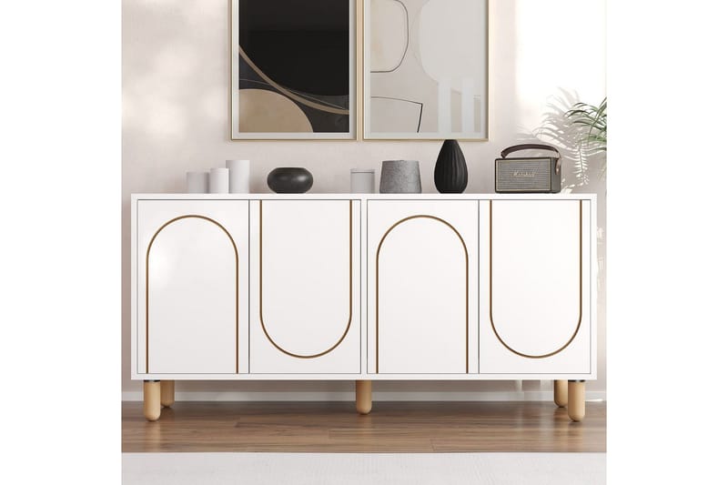 Hearst Konsollbord 150 cm - Vit - Möbler - Bord & matgrupp - Avlastningsbord & sidobord - Konsolbord & hallbord