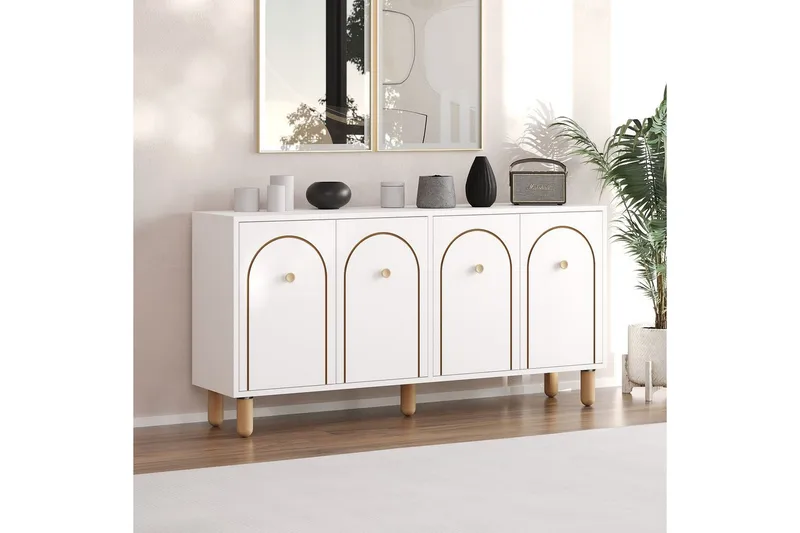 Hearst Konsollbord 150 cm - Vit - Möbler - Bord & matgrupp - Avlastningsbord & sidobord - Konsolbord & hallbord