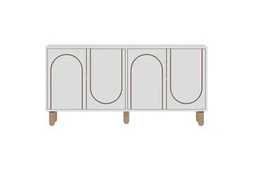 Hearst Konsollbord 150 cm - Vit - Möbler - Bord & matgrupp - Avlastningsbord & sidobord - Konsolbord & hallbord