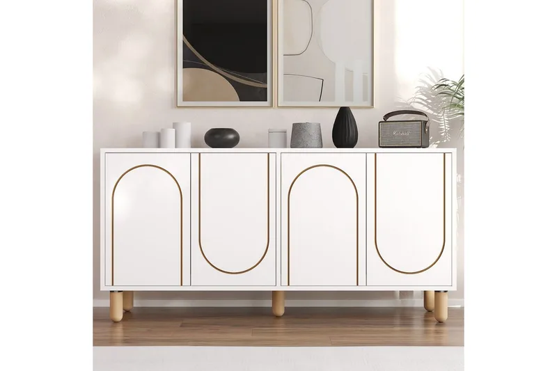 Hearst Konsollbord 150 cm - Vit - Möbler - Bord & matgrupp - Avlastningsbord & sidobord - Konsolbord & hallbord