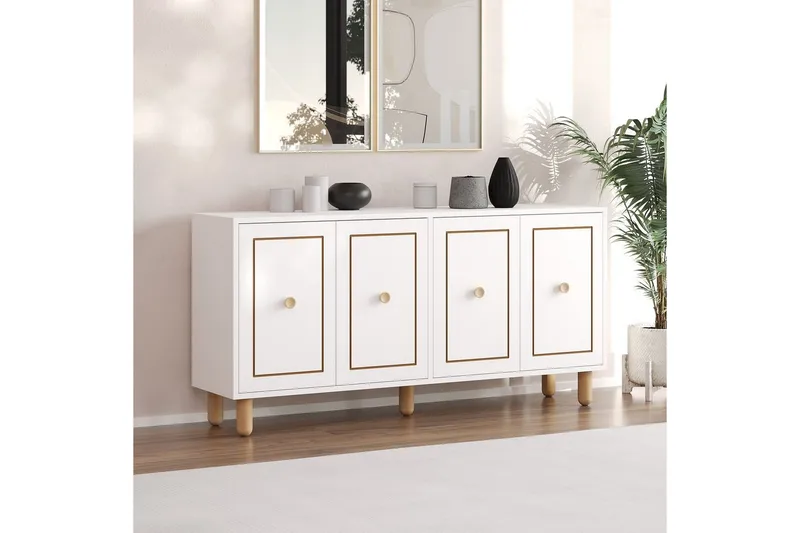 Hearst Konsollbord 150 cm - Vit - Möbler - Bord & matgrupp - Avlastningsbord & sidobord - Konsolbord & hallbord