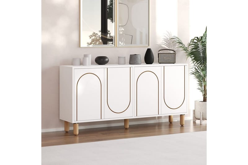 Hearst Konsollbord 150 cm - Vit - Möbler - Bord & matgrupp - Avlastningsbord & sidobord - Konsolbord & hallbord