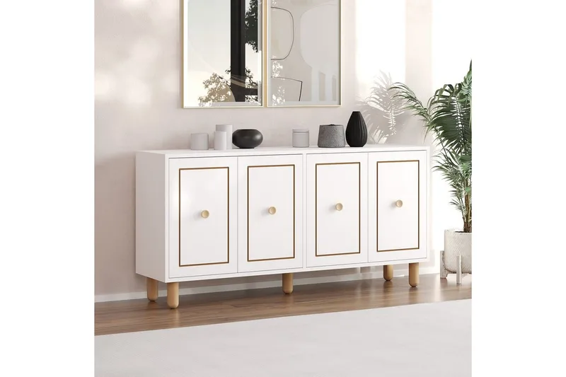 Hearst Konsollbord 150 cm - Vit - Möbler - Bord & matgrupp - Avlastningsbord & sidobord - Konsolbord & hallbord