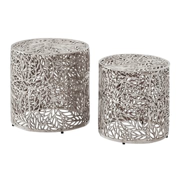 Helora Satsbord 41 cm Set om 2 - Antiksilver - Möbler - Bord & matgrupp - Avlastningsbord & sidobord - Satsbord