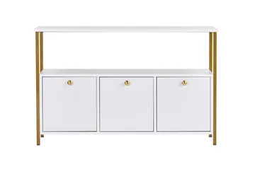 Hemani Konsolbord 120 cm - Vitt och guld - Möbler - Bord & matgrupp - Avlastningsbord & sidobord - Konsolbord & hallbord